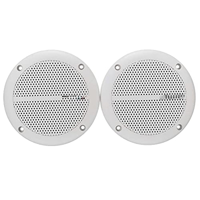 1 Pair IP65 Waterproof Ceiling Speakers New 6.5 inch Full Range Water Resist Outdoor Yacht Spa Swimming Pool Lawn Loudspeakers Portable Speaker (Size 