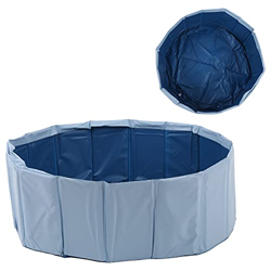 Longzhuo Vasca da Bagno Pieghevole per Cani Vasca da Bagno per Animali Vasca da Bagno in PVC Piscine all'aperto per Cani Cat Kid características