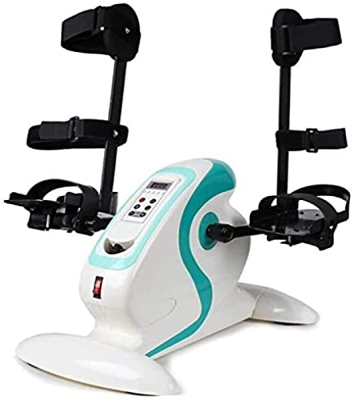 KANGNING Motorized Exercise Cycle/Bike for The Handicapped & Disabled - Electric Pedal Exerciser with Leg Protector Bracket - Rehabilitation Trainer f