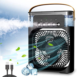 Raffreddatore D'aria Portatile, Ventola Del Condizionatore D'aria Da Scrivania, 3 Velocità Regolabili Con Dispositivo Di Raffreddamento Evaporativo a  en oferta