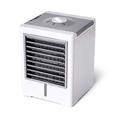 Portable Air Cooler Mini Air Conditioner 3 in 1 Personal Evaporative Cooler Humidifier Purifier with USB Timer 3 Speed Desktop Cooling Fan for Home Ro
