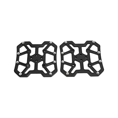 Jopwkuin Adattatori per Piattaforma Pedali, Adattatore per Pedali a Scatto rapido Resistente all'Usura per Unghie Antiscivolo per Sistema SPD per Bici