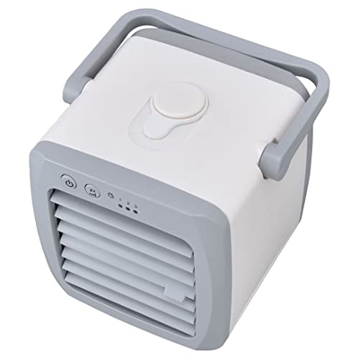 Emoshayoga Condizionatore d'Aria, Serbatoio d'Acqua da 200 ml a Risparmio energetico 3 Marce Regolabile 5W Mini Dispositivo di Raffreddamento d'Aria p