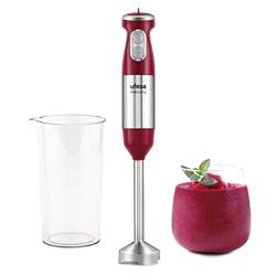 Ufesa BP3500 Mercury Frullatore a Immersione-Minipimer, 1000W, Funzione Turbo, 4 Lame, Design Ergonomico e Antischizzi, Bicchiere Graduato Incluso, Se precio