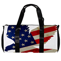 Borsa sportiva da palestra con tracolla Raptor Bandiera Nazionale Cool, Multicolore, 45x23x23cm/17.7x9x9in, Unico precio