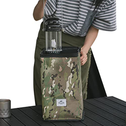 Ravcerol Borsa portalampada - Scatola portaoggetti Leggera con Design Tascabile a Rete Chiusura con Cerniera,Scatola portaoggetti Leggera per Escursio en oferta