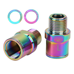 Jopwkuin Distanziatore del Pedale esteso, Lega di Titanio Prevenzione della ruggine Prolunga del Pedale della Bici Impermeabile con Meno attrito per B precio