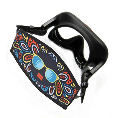 Socobeta Cinturino per la Testa da Immersione, Neoprene Protettivo Galleggiante Aviod Hair Blocking Cinturino per la Testa Leggero a 2 Lati per da Imm