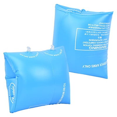 Braccioli di Sicurezza Modello Delfino Anello di Nuoto Galleggiante Manica Gonfiabile di Sicurezza Pratico Resistente con Valvola Gonfiabile Accessori