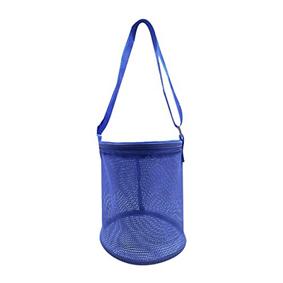 XUNN Borsa a rete da spiaggia con borsa termica per bambini, Summer Seaside Ii, borsa a rete (blu, taglia unica)