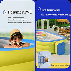Spessa Vasca Da Bagno Gonfiabile Piscinetta Gonfiabile,PVC,3 Strati Addensati Grande Piscine D'Acqua,Piscina Gonfiabile Fuori Terra Per,per Giardino E características