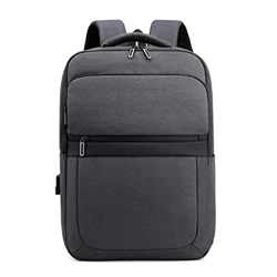 Zaino da picnic Zaino da uomo grigio Urban Charging Borsa per laptop impermeabile di lusso Zaino multifunzionale portatile Unisex Zaino uomo cool 30x1 características