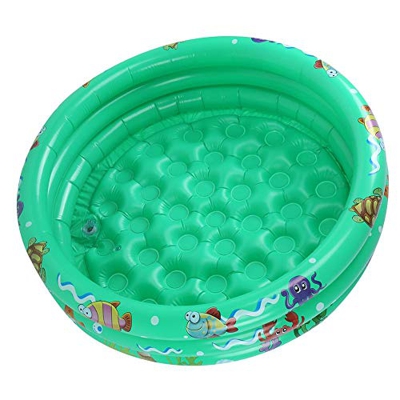 BOLORAMO Piscina dei Cartoni Animati, Piscina per Bambini in Materiale PVC Design Carino per Interni(Grande)