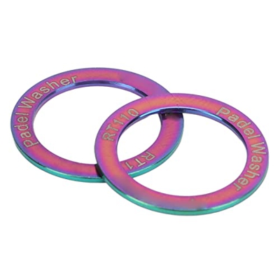 Rondelle per Pedali per Bici estese, Lega di Titanio per Rimuovere Il Rumore Rondelle per Pedali per Bici da Strada Meno attrito per la Manutenzione p