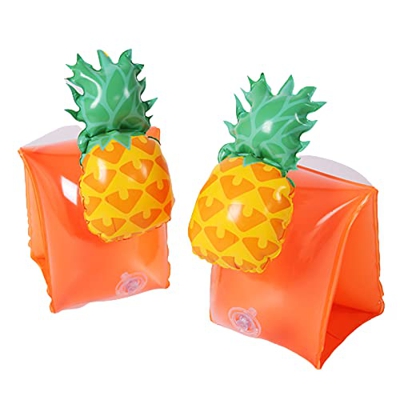 Feliciay Swimming Arm Float Cintura per braccio gonfiabile per bambini, Ananas graziosi elementi Braccialetti per il nuoto Maniche Trainer per il nuot
