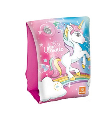 Mondo. Braccioli Gonfiabili Unicorno Be Unique Mare Piscina 15x23 cm Portata 18-30 kg