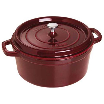 Cocotte 2 Maniglie con Coperchio 28 cm Bordeaux