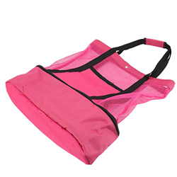 Gaeirt Borsa da Spiaggia in Rete, Borsa da Spiaggia Multifunzione con Design a Rete per Il Campeggio(Rosso) precio