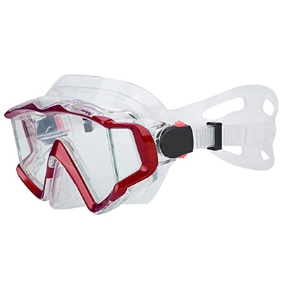 BOTEGRA da Nuoto, da Nuoto per Adulti Resistente e sicura in Silicone per Immersioni subacquee(Rosso)