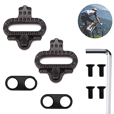 TYTOGE Tacchetti per bici, Indoor Cycling Outdoor Mountain Road Bike Bici Bici Bici Set per Bici Pedali Donne Uomini Scarpe da Ciclo