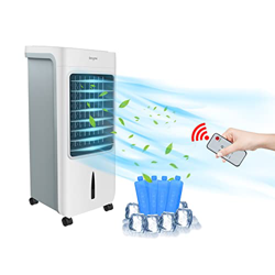 ACXIN Climatizzatore portatile da 6 litri, 3 in 1, condizionatore portatile senza tubo di scarico, 80 W, raffreddatore d'aria, umidificatore da 12 ore características