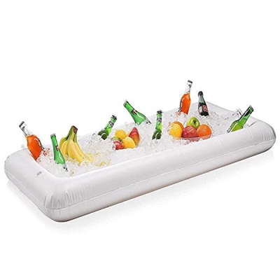 IYFHACS Insalatiera Gonfiabile, Raffreddatori di Bevande Gonfiabili da Campeggio, Vassoio Gonfiabile, Stoccaggio E Galleggiamento dell'Acqua, Gommone,