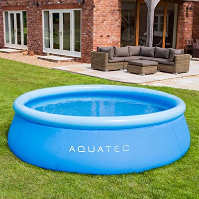 AQUATEC Piscina Gonfiabile – 4 Opzioni Disponibili | Piscina Gonfiabile Per Piscine – Accessorio Opzionali | Piscinette Da Giardino | Piscina + Pompa 