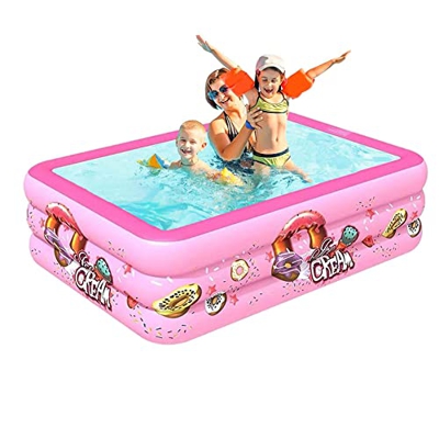 Famiglia Piscina per Bambini Interno Ed Esterno Adulto Piscina Bambino Tesoro del Bambino Piscina PVC Quadrato Piscina Gonfiabile Piscina Piscina(Size