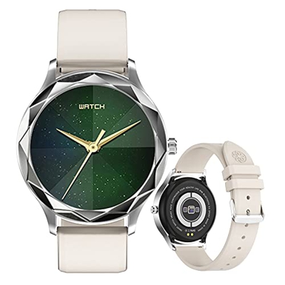 Smartwatch con monitoraggio del sonnoSmart Watch per donna, fitness tracker con salute femminile, cardiofrequenzimetro, allenamento del respiro, monit