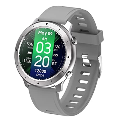 Smartwatch Impermeabile Smart Watch, Chiamata Bluetooth, Fitness Tracker Frequenza Cardiaca, SpO2, Monitoraggio del Sonno, Contapassi Contatore Calori