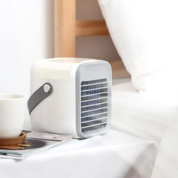 Grandeals Ventilatore Portatile Mini Condizionatore d'Aria Ventilatore Portatile da Tavolo Ventilatore Aria condizionata Domestica (Color : Blue) características