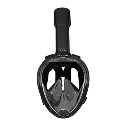 Set di respirazione subacquea anti-perdite, accessori da nuoto, attrezzatura da nuoto per respirazione subacquea (L-adulto, nero) en oferta