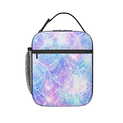 Sirena Portatile Borsa Frigo Spazioso Borsa Del Pranzo Premium Borsa Porta Pranzo Borsa Refrigerata Per Pesca, All'Aperto 11X21X26Cm