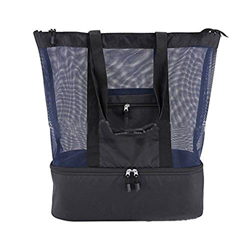 Scatole Esca per la Pesca， Cestino di picnic portatile di alta qualità Borse impermeabile durevole Insulated Cooler Bag alimento di picnic Beach Mesh  en oferta