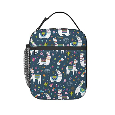 Alpaca Lama Portatile Borsa Frigo Portatile Pranzo Al Sacco Isolato Sacchetto Riutilizzabile Borsa Porta Pranzo Picnic Contenitore Pranzo Per Campeggi