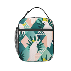 Foglie Tropicali Di Vettore Del Fiore Della Spiaggia Borsa Del Pranzo Portatile Borsa Refrigerata Spazioso Portatile Borsa Frigo Pranzo Al Sacco Isola precio