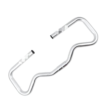 Pieghevole Bicycle 25.4mm P manubante for in Lega di Alluminio Pieghevole in Lega di Alluminio for Brompton Alta qualità (Color : Silver)