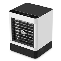 Mini condizionatore d'aria, raffreddatore d'aria evaporativo personale portatile 4-in-1 raffreddatore d'aria, ventola di raffreddamento ad aria a dopp en oferta