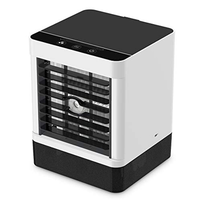 Mini condizionatore d'aria, raffreddatore d'aria evaporativo personale portatile 4-in-1 raffreddatore d'aria, ventola di raffreddamento ad aria a dopp