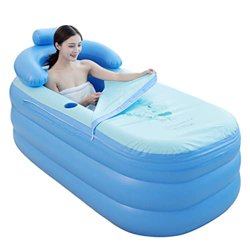 Piscine gonfiabili Vasca da Bagno Gonfiabile Portatile in plastica, Copertura Isolante Rimovibile, per Piscina Gonfiabile per Bambini della Stazione t en oferta