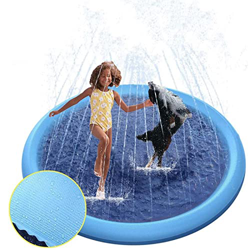 FiveShops Piscina per Cani, Piscina per Cani Pieghevole per Animali Domestici Piscina Interna/Esterna per Cani di Taglia Media e Grande Bambini 3 Tagl características