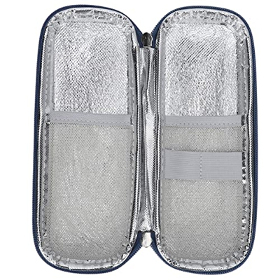 Custodia da viaggio per refrigeratore per insulina, facile da aprire multistrato EVA Custodia per penna per insulina con protezione eccellente per pro