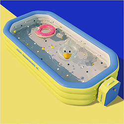 Piscine Gonfiabili Per Bambini, Piscina Gonfiabile Rettangolare Famiglie, Piscina Gonfiabile Festa Estiva In Acqua per Bambini, Adulti, All'Aperto, Gi precio
