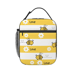 Api E Margherita Carini Portatile Borsa Frigo Spazioso Borsa Refrigerata Riutilizzabile Borsa Termica Picnic Contenitore Pranzo Per All'Aperto, Pesca  características
