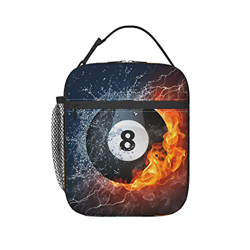 Palla Da Biliardo In Fuoco E Acqua Borsa Del Pranzo Rimovibile Borsa Refrigerata Premium Portatile Borsa Frigo Picnic Contenitore Pranzo Per Pesca, Sp en oferta