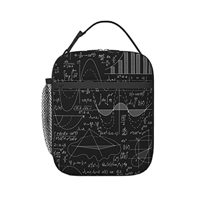 Cifre E Formule Portatile Borsa Frigo Premium Borsa Porta Pranzo Portatile Borsa Del Pranzo Borsa Termica Per Pesca, All'Aperto 11X21X26Cm