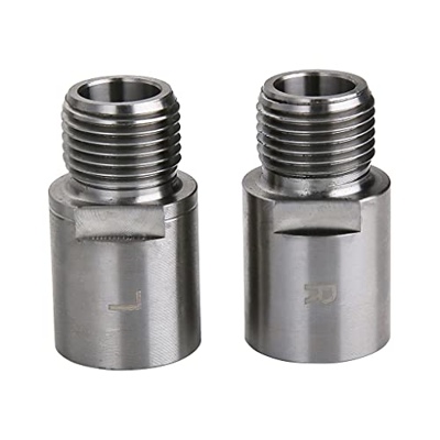 Guangcailun 1 paio di estensione del pedale del pedale della bicicletta 9/16 pollici distanziatori di estensione 20 mm kit di filettature accessori pe