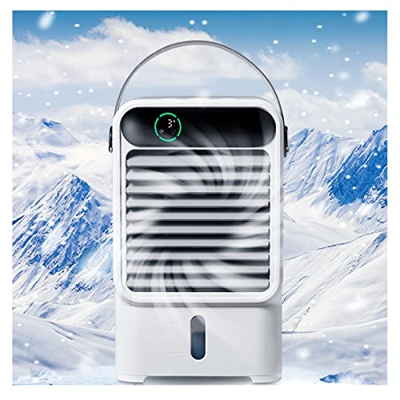 HJINGBIN Condizionatore Mini Portatile, Regolabile E Temporizzata Condizionatori Ad Acqua, Durevole Professionale Aria Condizionata Portatile Freddo p