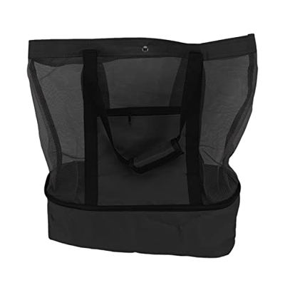Gaeirt Borsa Termica da Spiaggia, Borsa da Spiaggia in Rete Borsa da Spiaggia in Rete di Grande capacità Tessuto Resistente Design a Rete Fodera Morbi
