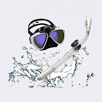 Generic Maschera Subacquea Maschera Subacquea Snorkeling Full Dry Snorkel Anti-Fog e Impermeabile Visione ad Alta Definizione Attrezzatura Subacquea (